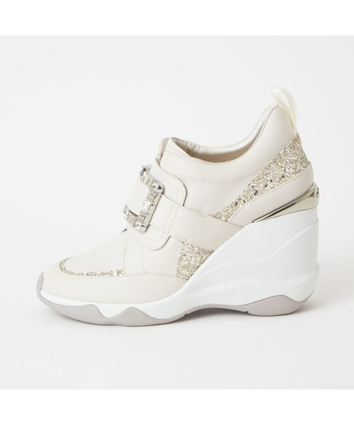 「+diana」 ローカットスニーカー 24.5cm ブラック レディース_画像9