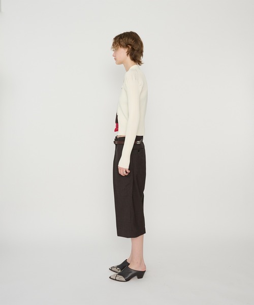 JANESMITH（ジェーンスミス） カーディガン 16G RIB DOUBLE ZIP