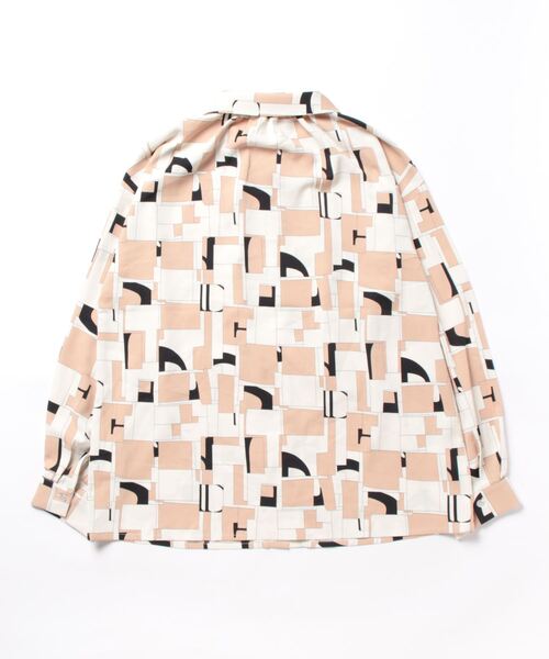 「179/WG」 長袖シャツ MEDIUM ベージュ レディース_画像2