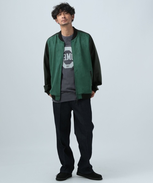 「BAYFLOW」 ブルゾン SMALL ベージュ メンズ_画像5