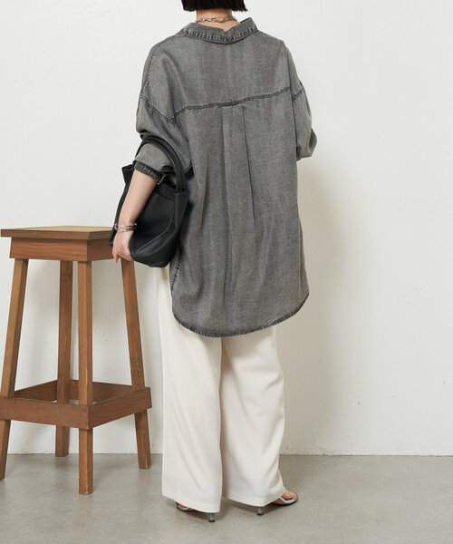「Jena espace merveilleux」 長袖シャツ FREE ブルー レディースの画像