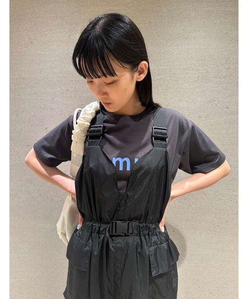 emmi サロペットスカート FREE ブラック レディース : ZOZOTOWN Yahoo 
