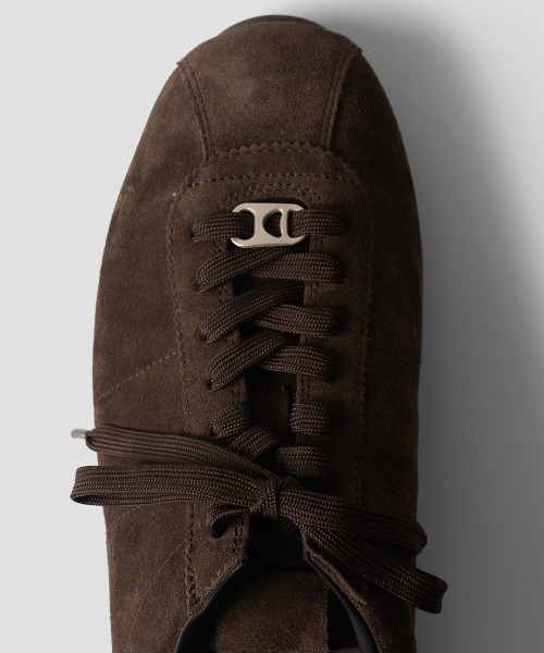 「Tomo & Co」 ローカットスニーカー 27 ブラウン メンズ_画像8