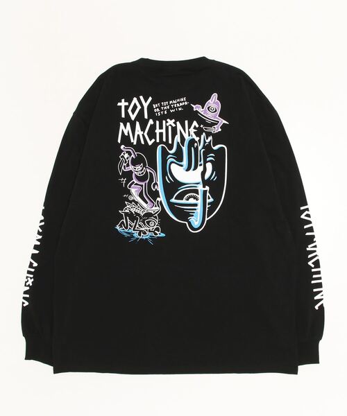 「TOY MACHINE」 長袖Tシャツ X-LARGE グリーン系その他 メンズ_画像2