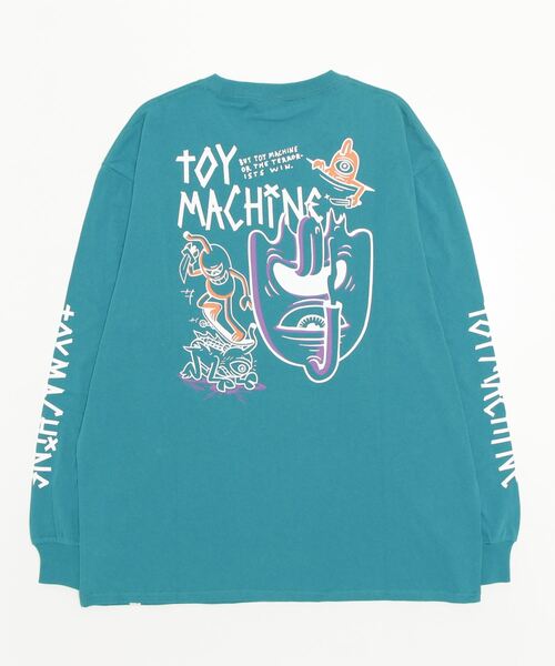 「TOY MACHINE」 長袖Tシャツ X-LARGE グリーン系その他 メンズ_画像5