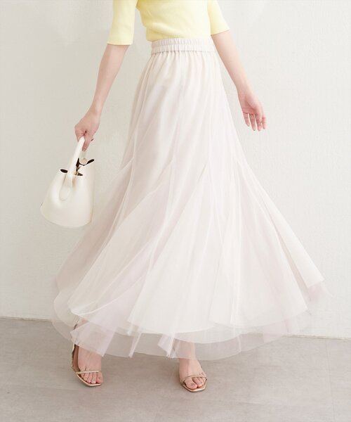 natural couture ロング スカート チュールスカート : ZOZOTOWN Yahoo