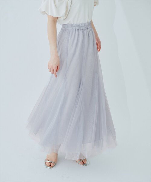 natural couture ロング スカート チュールスカート : ZOZOTOWN Yahoo