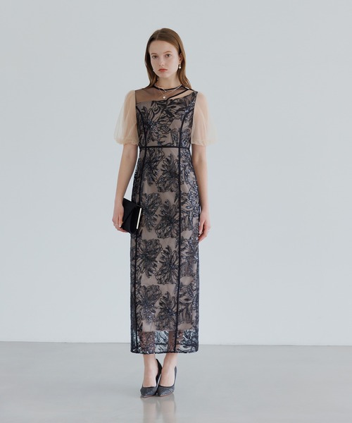 「Leja」 半袖ワンピース SMALL ベージュ レディース_画像10