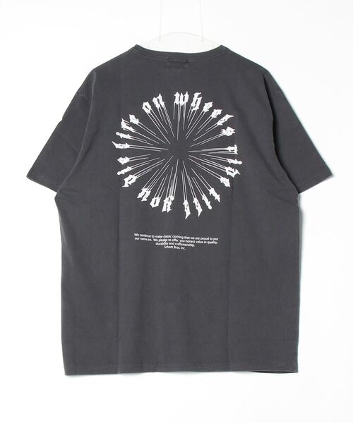 「Schott」 半袖Tシャツ L ホワイト メンズ_画像2