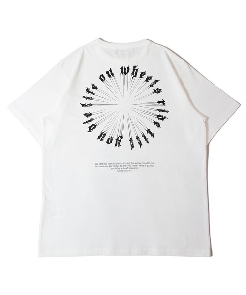 「Schott」 半袖Tシャツ L ホワイト メンズ_画像4
