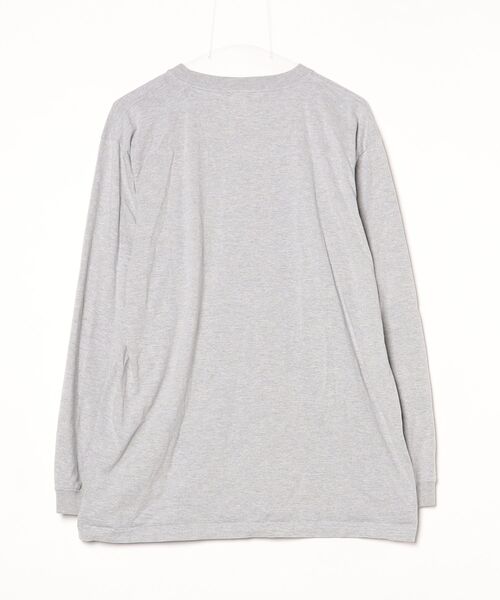 「J.PRESS YORK STREET」 長袖Tシャツ LARGE グレー メンズ_画像2