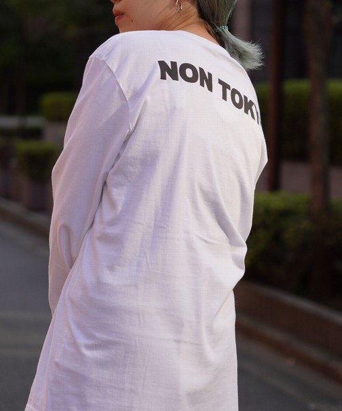 「NON TOKYO」 長袖カットソー F グレー レディース_画像5