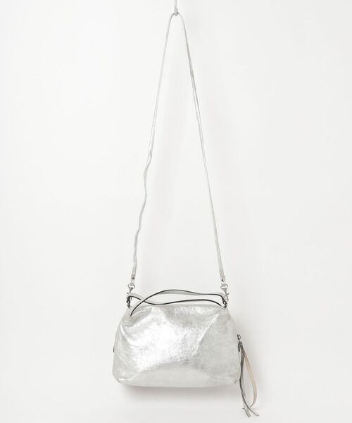 「GIANNI CHIARINI」 2WAYバッグ - シルバー レディース_画像2