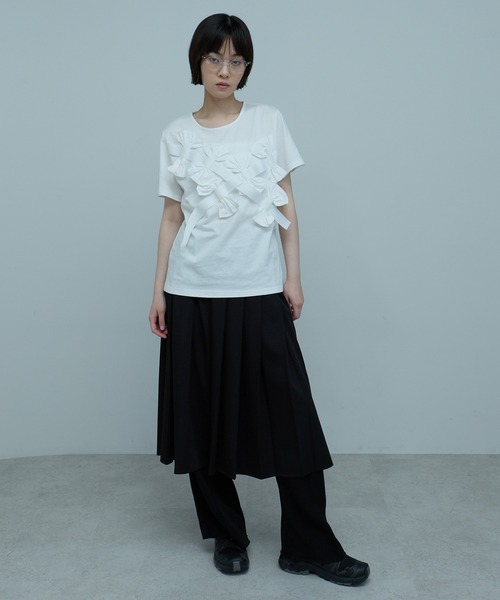 leimn tシャツ 半袖 リボンカットソー レディース : ZOZOTOWN Yahoo!店
