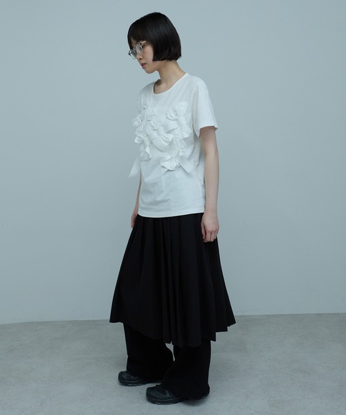 leimn tシャツ 半袖 リボンカットソー レディース : ZOZOTOWN Yahoo!店