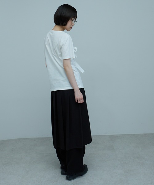 leimn tシャツ 半袖 リボンカットソー レディース : ZOZOTOWN Yahoo!店