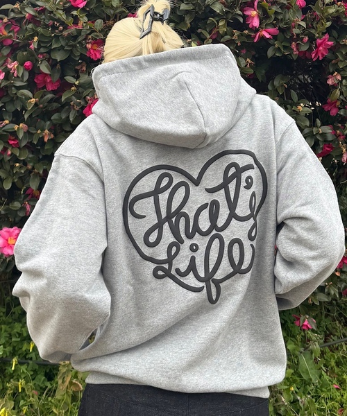 Thatslife ジップパーカー　 Lサイズ　グレー That's life ジップアップパーカー X-LARGE グレー メンズ : ZOZOTOWN