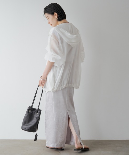 「LOUNGEDRESS」 タイトスカート FREE シルバー レディース_画像8