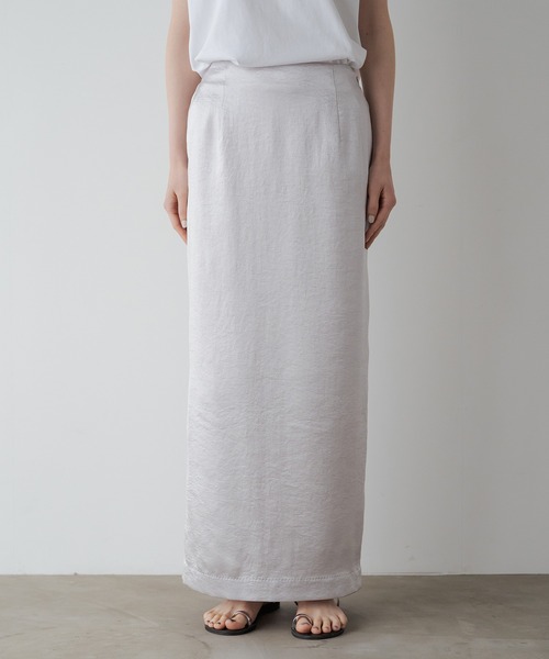 「LOUNGEDRESS」 タイトスカート FREE シルバー レディース_画像9