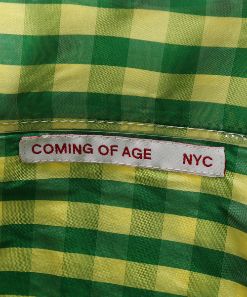 トートバッグ COMING OF AGE PVC TOTE #1016：トートバッグ レディースの画像