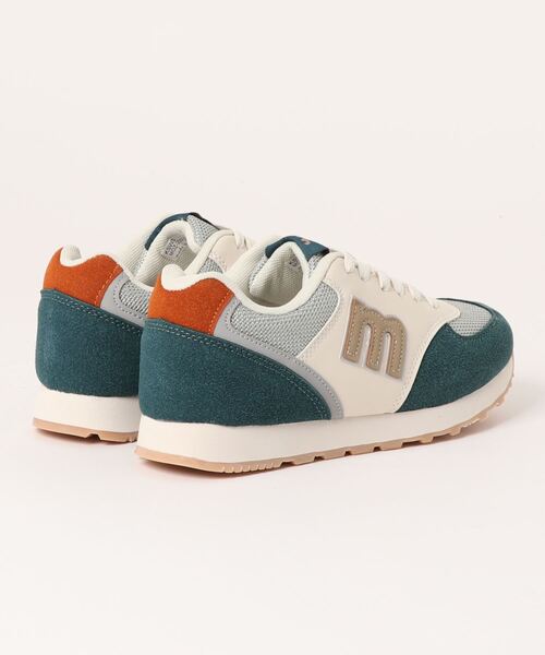 「moz」 ローカットスニーカー 24.0cm グリーン レディース_画像2