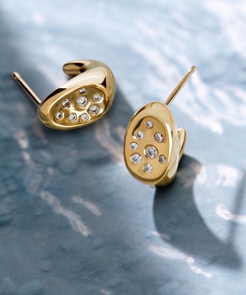 PANDORA（パンドラ） ピアス オーガニカリー シェイプド ストーン 