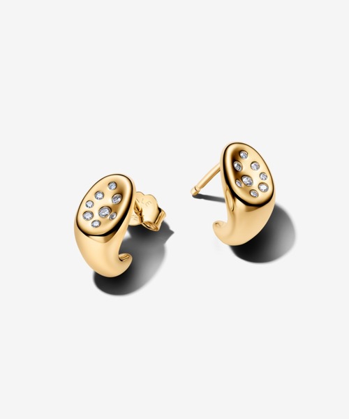 PANDORA（パンドラ） ピアス オーガニカリー シェイプド ストーン