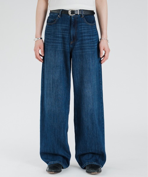SINSS ジーンズ Vintage wash overdyed straight denim / ヴィンテージ