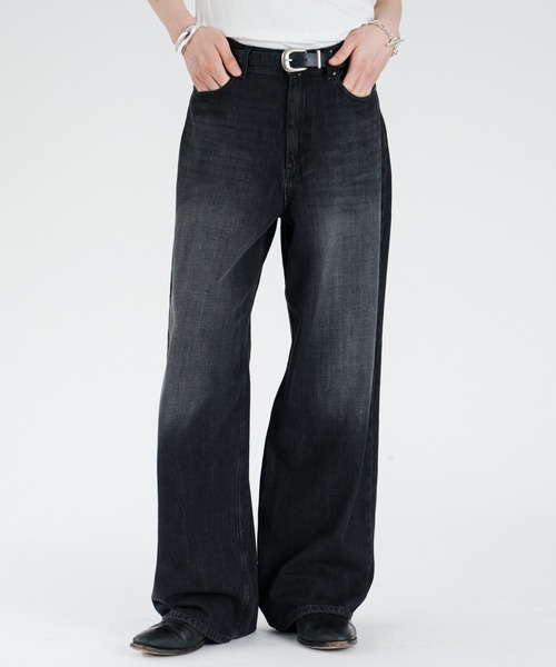 SINSS ジーンズ Vintage wash overdyed straight denim / ヴィンテージ