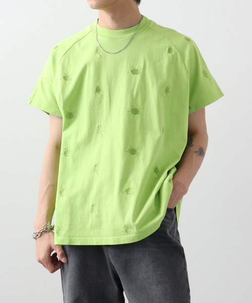 「a lit r」 半袖Tシャツ M オフホワイト メンズ_画像8