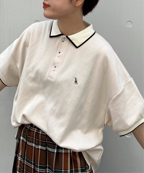 「DOUBLE NAME」 「m:rex」半袖ポロシャツ FREE キナリ レディース_画像4