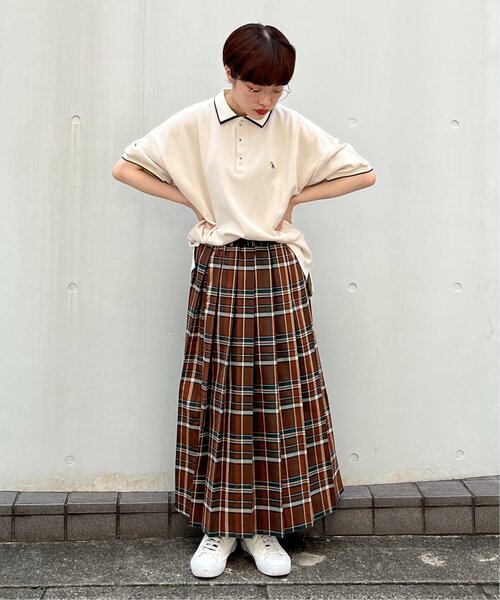 「DOUBLE NAME」 「m:rex」半袖ポロシャツ FREE キナリ レディース_画像6