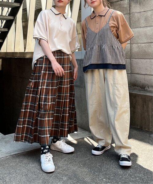 「DOUBLE NAME」 「m:rex」半袖ポロシャツ FREE キナリ レディース_画像7