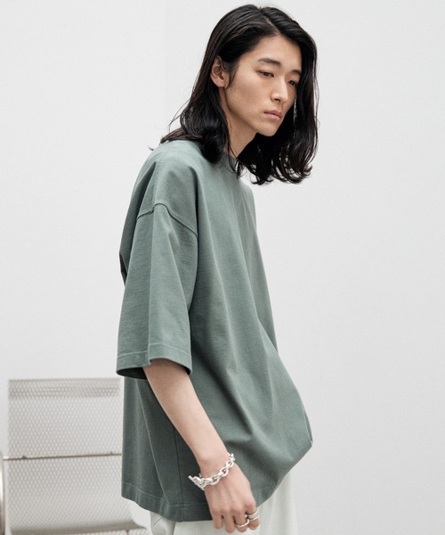 「WYM LIDNM」 半袖Tシャツ M ホワイト メンズ_画像3
