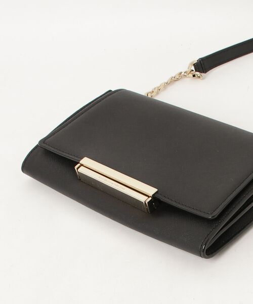 kate spade NEW YORK レザー ショルダーバッグ ブラック超美品 kate spade NEW YORK（ケイト・スペード ニューヨーク） ショルダー