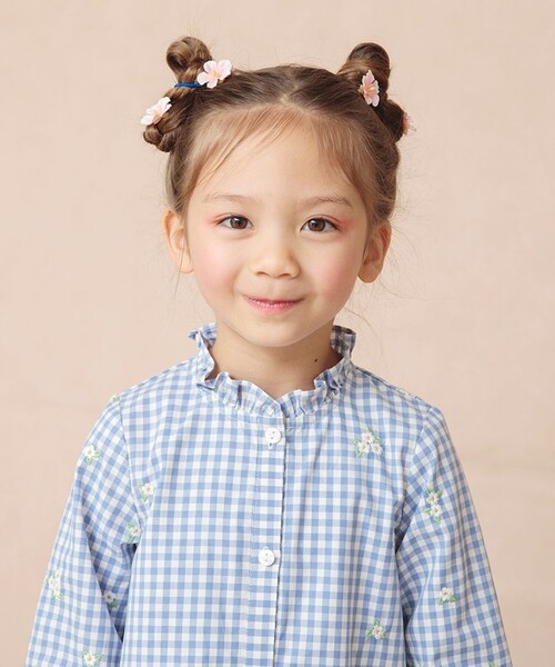 「branshes」 「KIDS」長袖ワンピース 140 ブルー キッズ_画像5