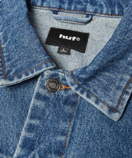 「HUF」 デニムジャケット S インディゴブルー メンズ_画像7