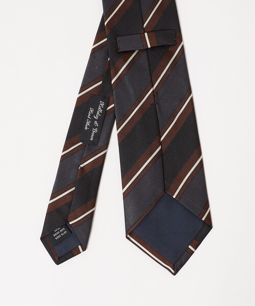 Holliday & Brown ネクタイ 「Holliday＆Brown」レジメンタル ネクタイ