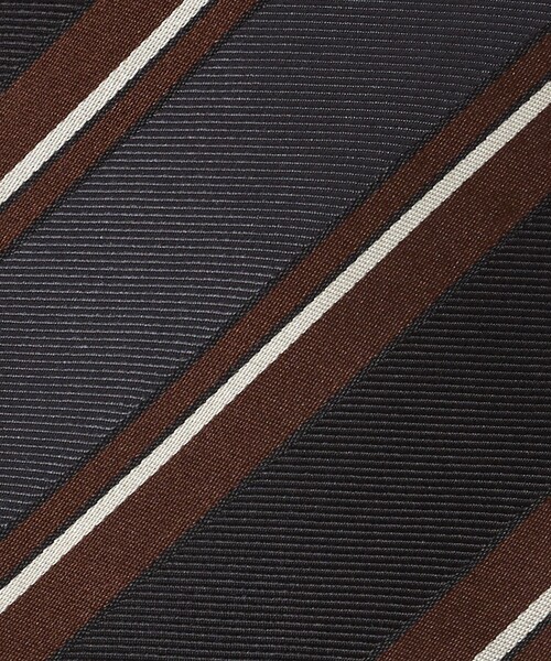 【新品　HOLLIDAY&BROWN】お洒落なネクタイ Holliday & Brown ネクタイ 「Holliday＆Brown」レジメンタル ネクタイ