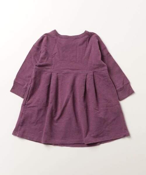 「DENIM DUNGAREE」 「KIDS」長袖ワンピース X-SMALL パープル キッズ_画像2