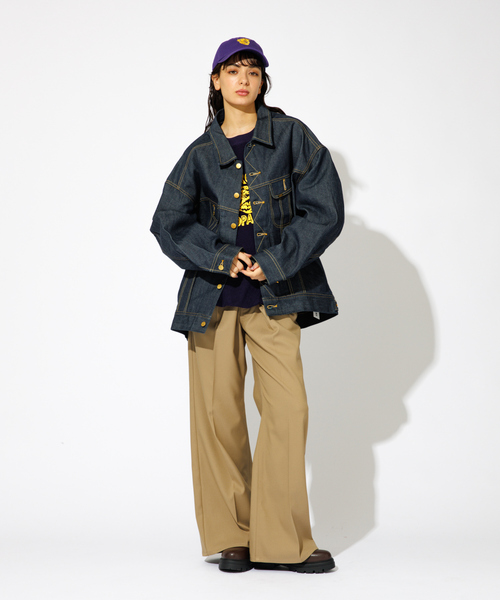 「Lee」 デニムジャケット L ブルー メンズ_画像3