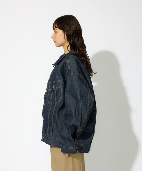 「Lee」 デニムジャケット L ブルー メンズ_画像7