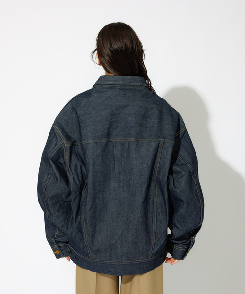 「Lee」 デニムジャケット L ブルー メンズ_画像8