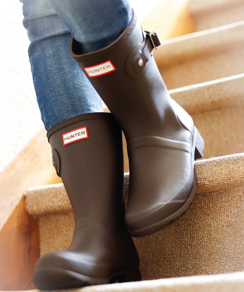 ブルー系 25cm誕生日プレゼント Hunter ハンター オリジナルショート レインブーツ 25cm相当 長靴 レインシューズ 靴ブルー系25cm Www Marengoef Com