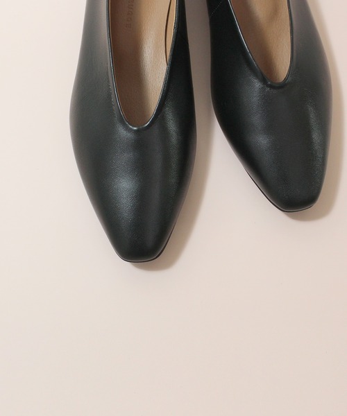 atelier brogue レザーVカットパンプス ground green store パンプス ATELIER BRUGGE / 本革 Vカット