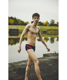 TOOT 水着 SWIMWEAR/Diagonal Line ＆ Logo Swim Boxer メンズ