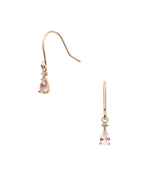 VENDOME AOYAMA（ヴァンドーム青山） ピアス K10PG ローズクォーツ