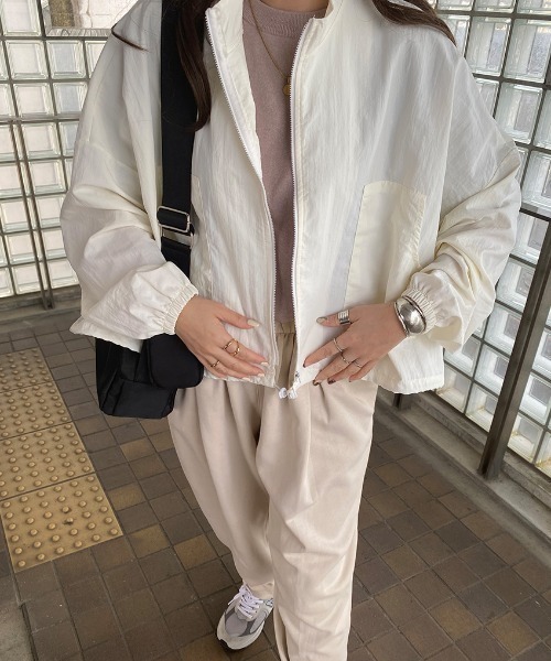 I-SOOK（アイスー） ジャケット ナイロンジャケット Oversized nylon