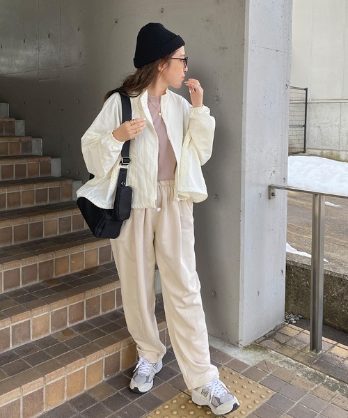 I-SOOK（アイスー） ジャケット ナイロンジャケット Oversized nylon