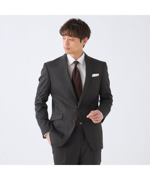 MACKINTOSH ダークグレー スーツ セット SUIT SELECT セットアップ 「KSW」「年間」2釦シングルスーツ 0
